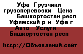 Уфа. Грузчики, грузоперевозки › Цена ­ 250 - Башкортостан респ., Уфимский р-н, Уфа г. Авто » Услуги   . Башкортостан респ.